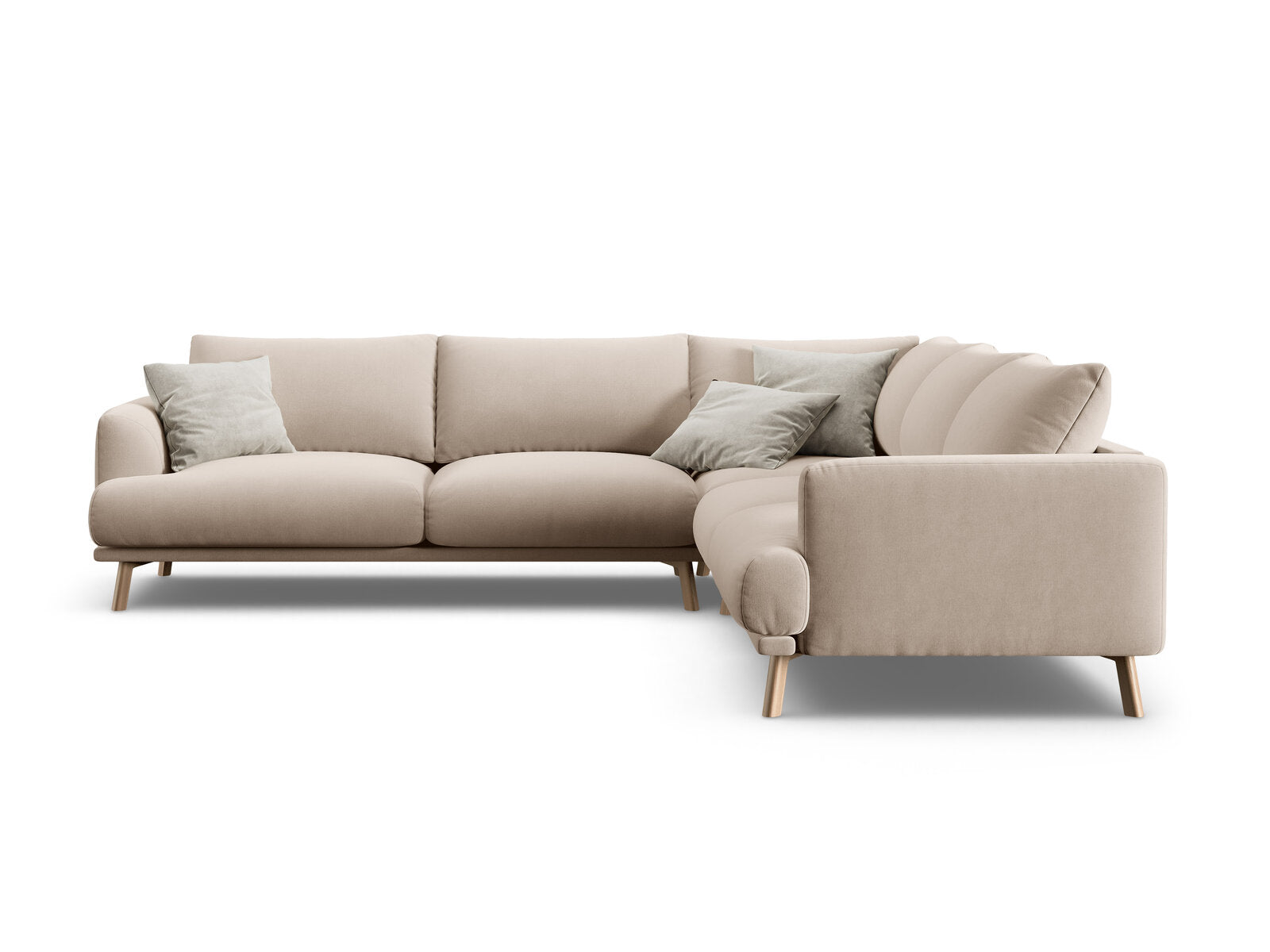 Naomi symmetric corner sofa for 5