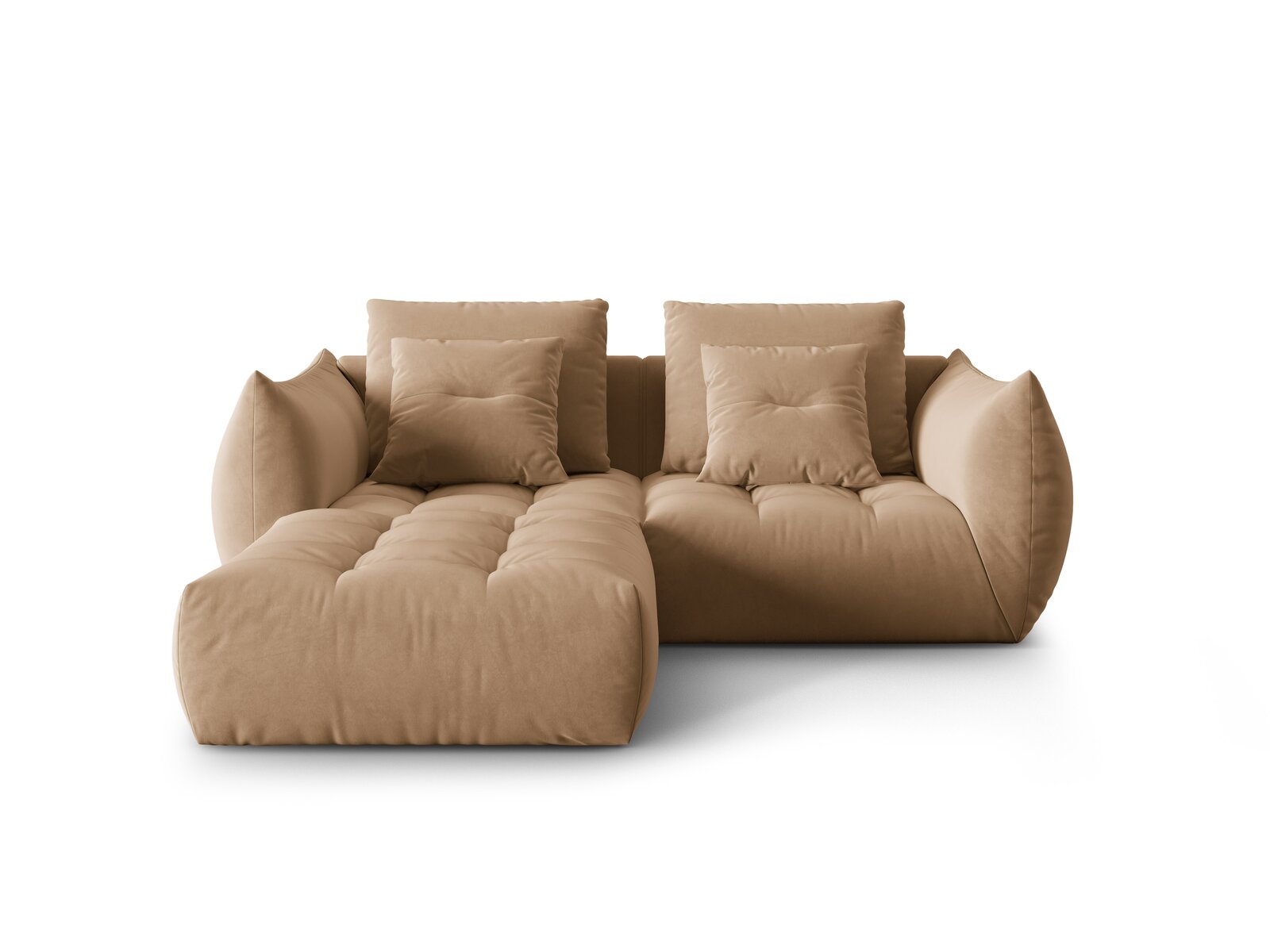 Bloom Small modular corner sofa for 3