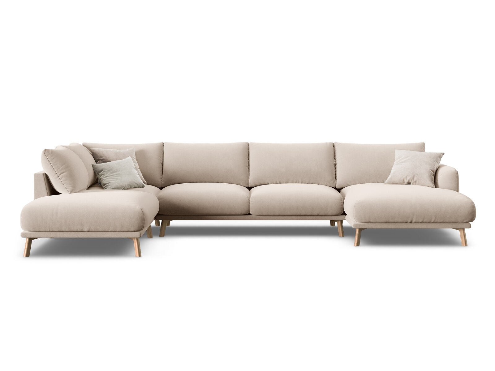 Naomi Panoramic Corner Sofa for 6
