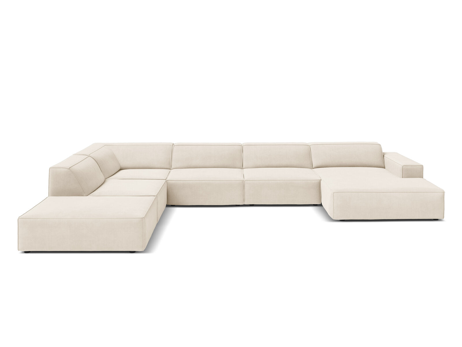 Jodie Panoramic Modular Sofa for 7
