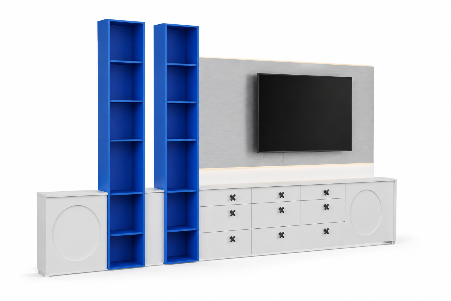 Detská TV stena 3D model